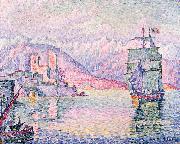 Paul Signac Antibes, Evening oil painting reproduction